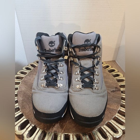 Timberland Euro Hiker Hiking Boots Mid Ankle Mens size 12 M grey 6139A - Picture 5 of 12
